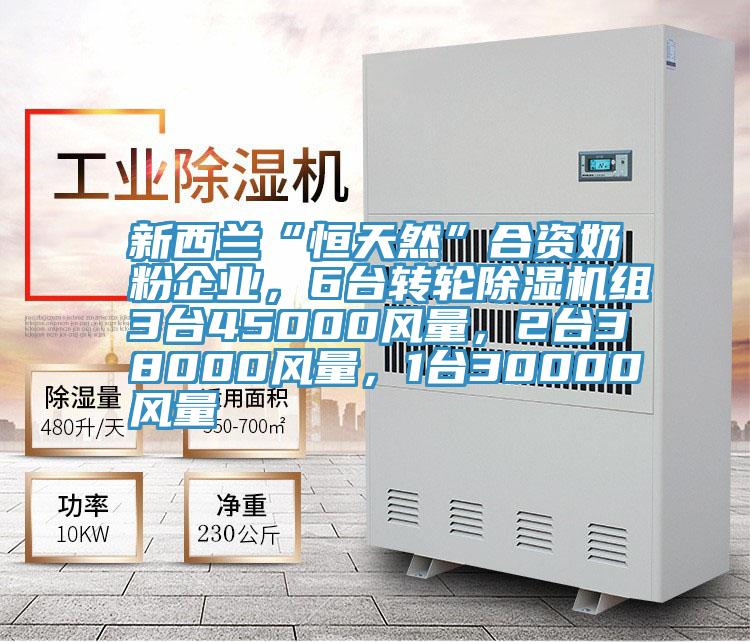 新西蘭“恒天然”合資奶粉企業(yè)，6臺轉輪除濕機組3臺45000風量，2臺38000風量，1臺30000風量