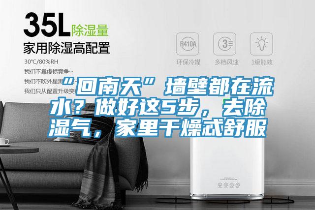 “回南天”墻壁都在流水?做好這5步,去除濕氣,家里干燥忒舒服