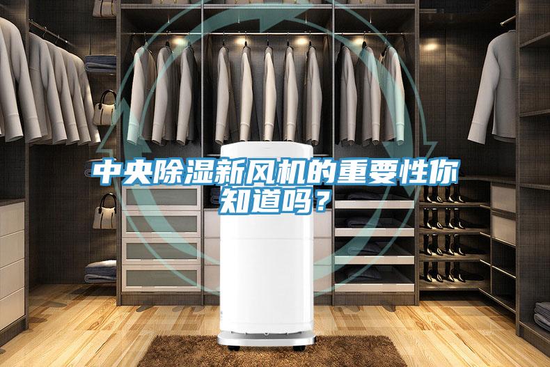 中央除濕新風(fēng)機的重要性你知道嗎？