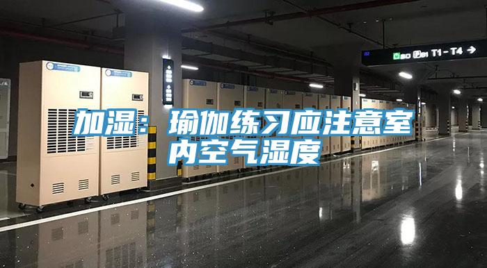 加濕:瑜伽練習應注意室內空氣濕度