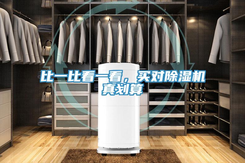 比一比看一看，買對除濕機(jī)真劃算