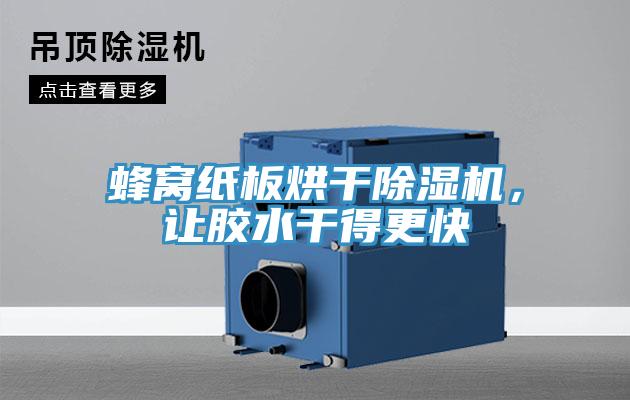 蜂窩紙板烘干除濕機(jī)，讓膠水干得更快