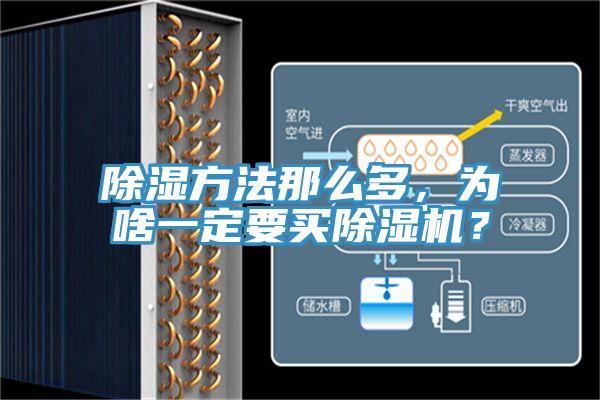 除濕方法那么多，為啥一定要買除濕機？