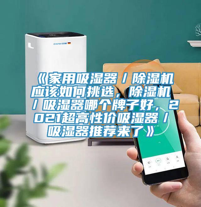 《家用吸濕器／除濕機應(yīng)該如何挑選，除濕機／吸濕器哪個牌子好，2021超高性價吸濕器／吸濕器推薦來了》