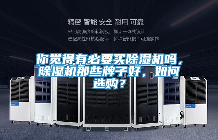 你覺得有必要買除濕機嗎，除濕機那些牌子好，如何選購？