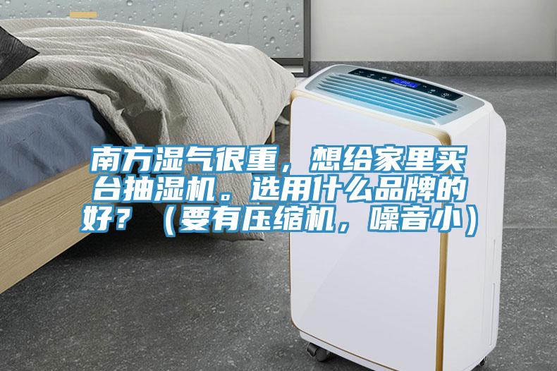南方濕氣很重，想給家里買臺抽濕機。選用什么品牌的好？（要有壓縮機，噪音小）