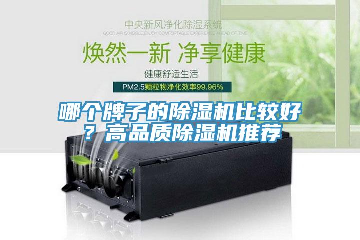 哪個牌子的除濕機比較好？高品質(zhì)除濕機推薦