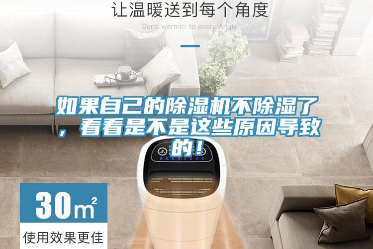 如果自己的除濕機(jī)不除濕了，看看是不是這些原因?qū)е碌模?></div>
								<div   id=
