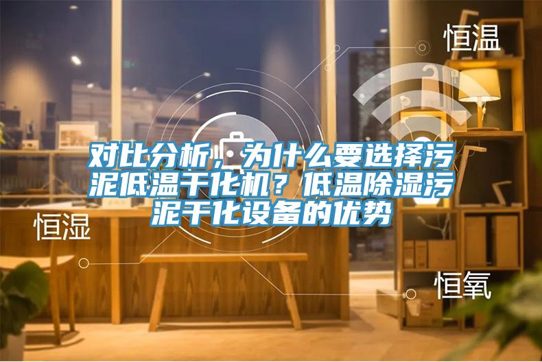 對比分析，為什么要選擇污泥低溫干化機？低溫除濕污泥干化設備的優(yōu)勢