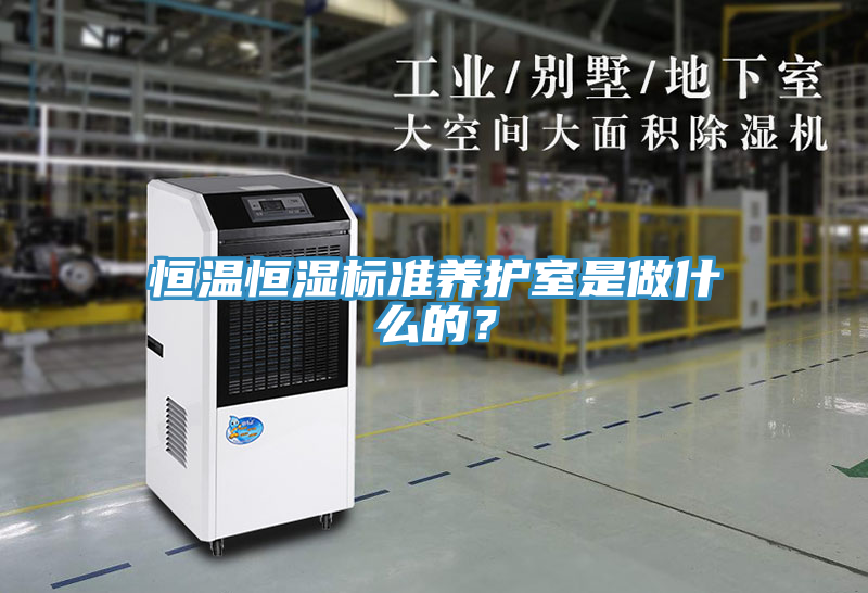 恒溫恒濕標(biāo)準(zhǔn)養(yǎng)護(hù)室是做什么的？