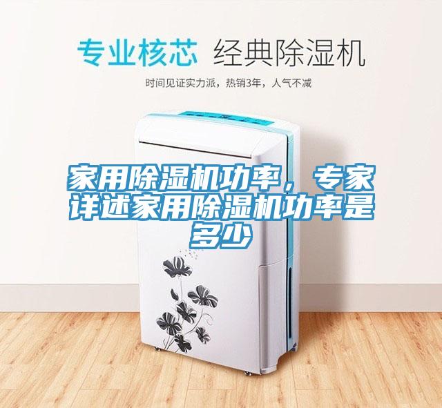 家用除濕機功率，專家詳述家用除濕機功率是多少
