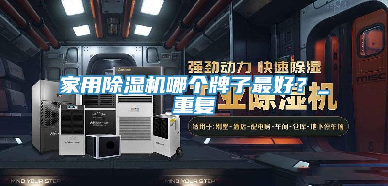 家用除濕機哪個牌子最好？_重復