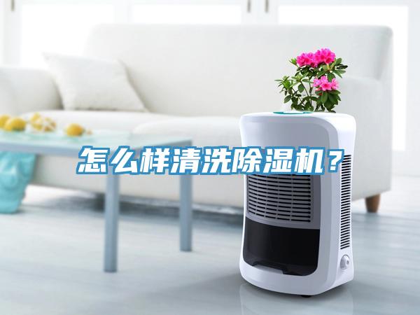 怎么樣清洗除濕機？