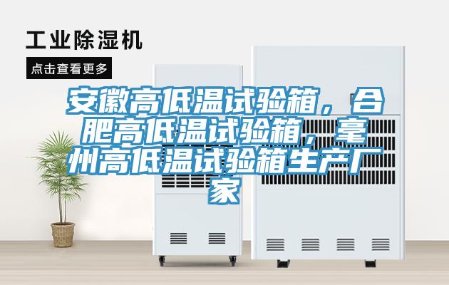 安徽高低溫試驗(yàn)箱，合肥高低溫試驗(yàn)箱，毫州高低溫試驗(yàn)箱生產(chǎn)廠家