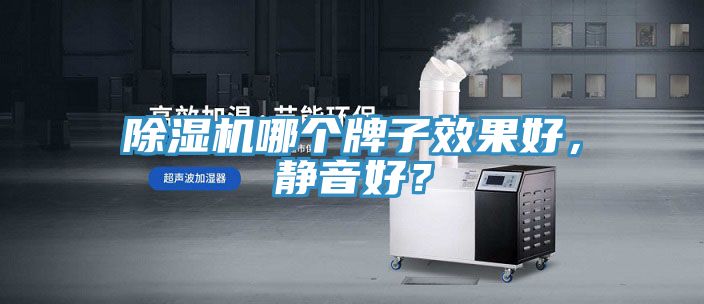 除濕機哪個牌子效果好,靜音好?