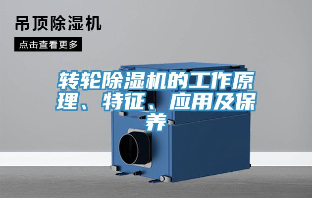 轉輪除濕機的工作原理、特征、應用及保養